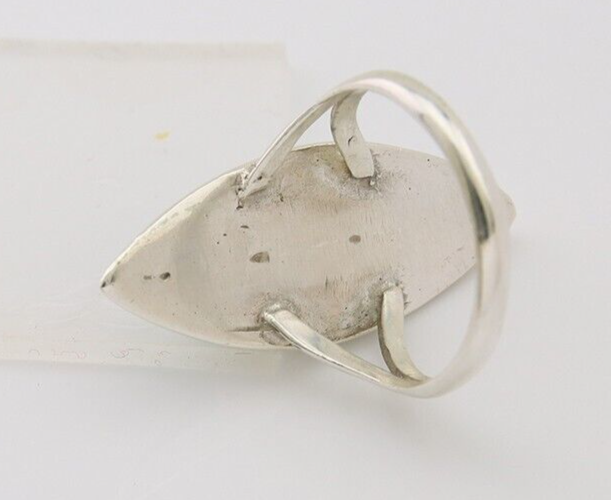 Navajo Ring 925 Silver Turquoise Shell Onyx Spiney Oyster Native Artist C.80's