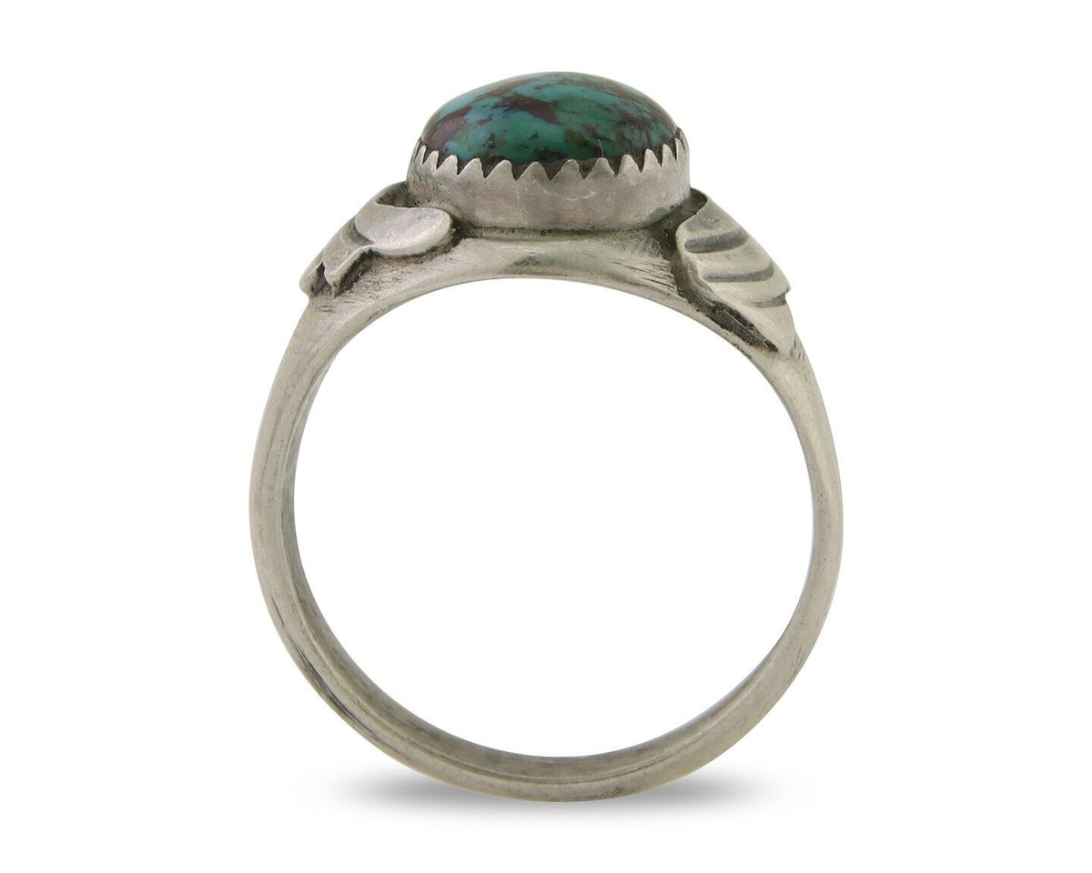 Navajo Ring 925 Silver Turquoise Turpen's Pawn Vault Artist Native C.80's