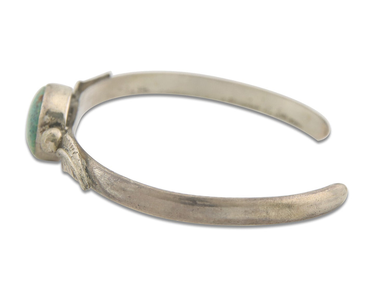 Vintage Navajo Bracelet 925 Silver Turquoise Traditional Handmade Authentic