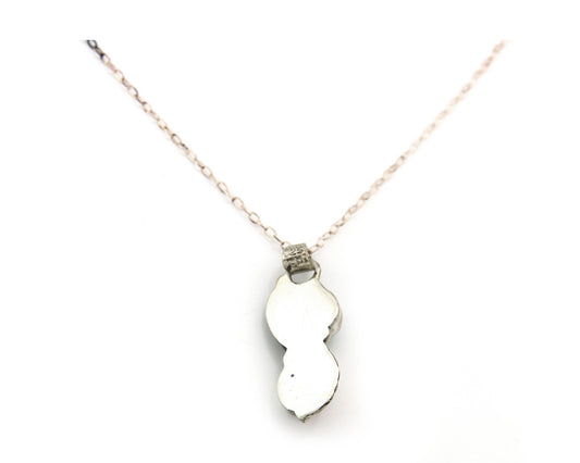 Navajo Necklace Sterling Silver Turquoise Coral Authentic Vintage Native Artist