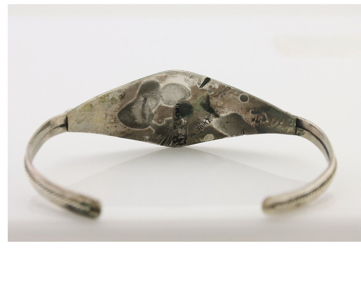 Navajo Handmade Bracelet 925 Silver Arizona Turquoise Native American C.80's