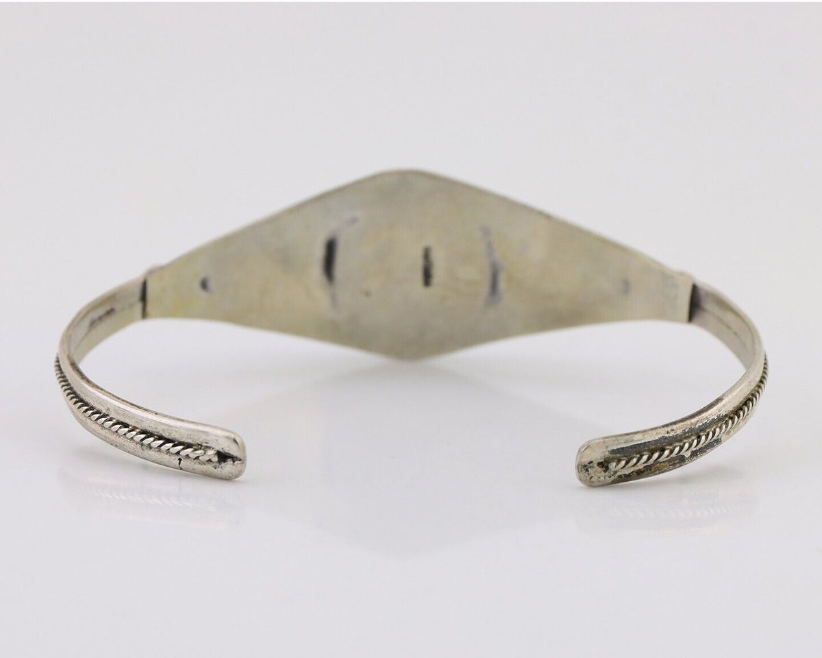 Navajo Handmade Bracelet 925 Silver Arizona Turquoise Native American C.80's