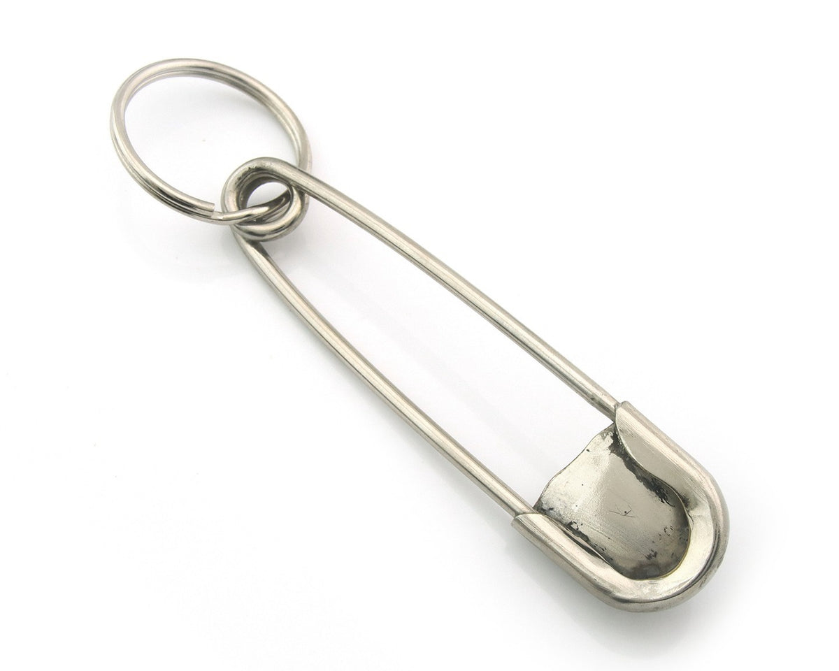 Navajo Key Chain .925 Silver Natural Turquoise Handmade Native American Artist