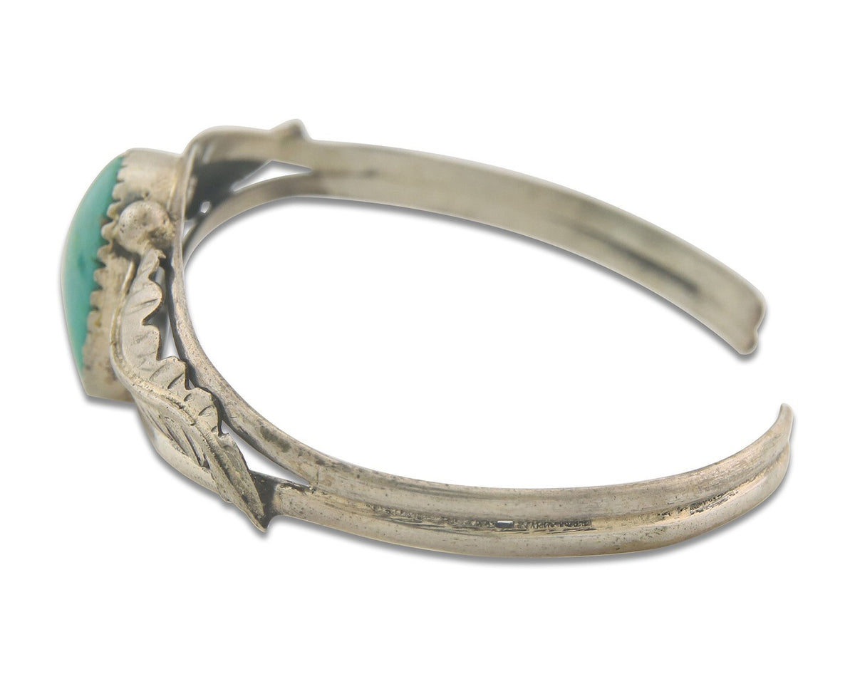 Vintage Navajo Bracelet 925 Silver Turquoise Traditional Handmade Authentic