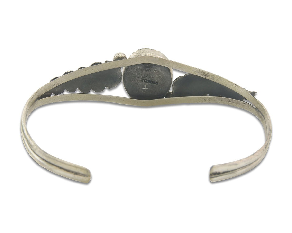 Vintage Navajo Bracelet 925 Silver Turquoise Traditional Handmade Authentic