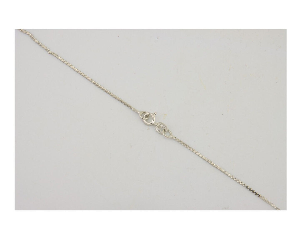 Navajo Necklace 925 Silver Natural Onyx Native Artist Signed M Montoya C.80's