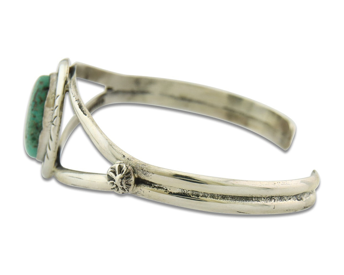 Vintage Navajo Bracelet 925 Silver Turquoise Handmade Authentic Native American