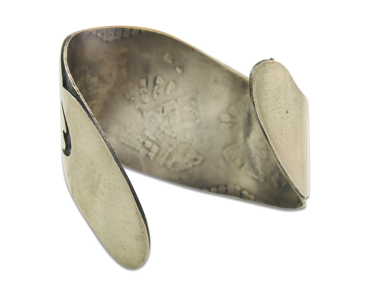 Vintage Hopi Bracelet 925 Silver Handmade Authentic Traditional