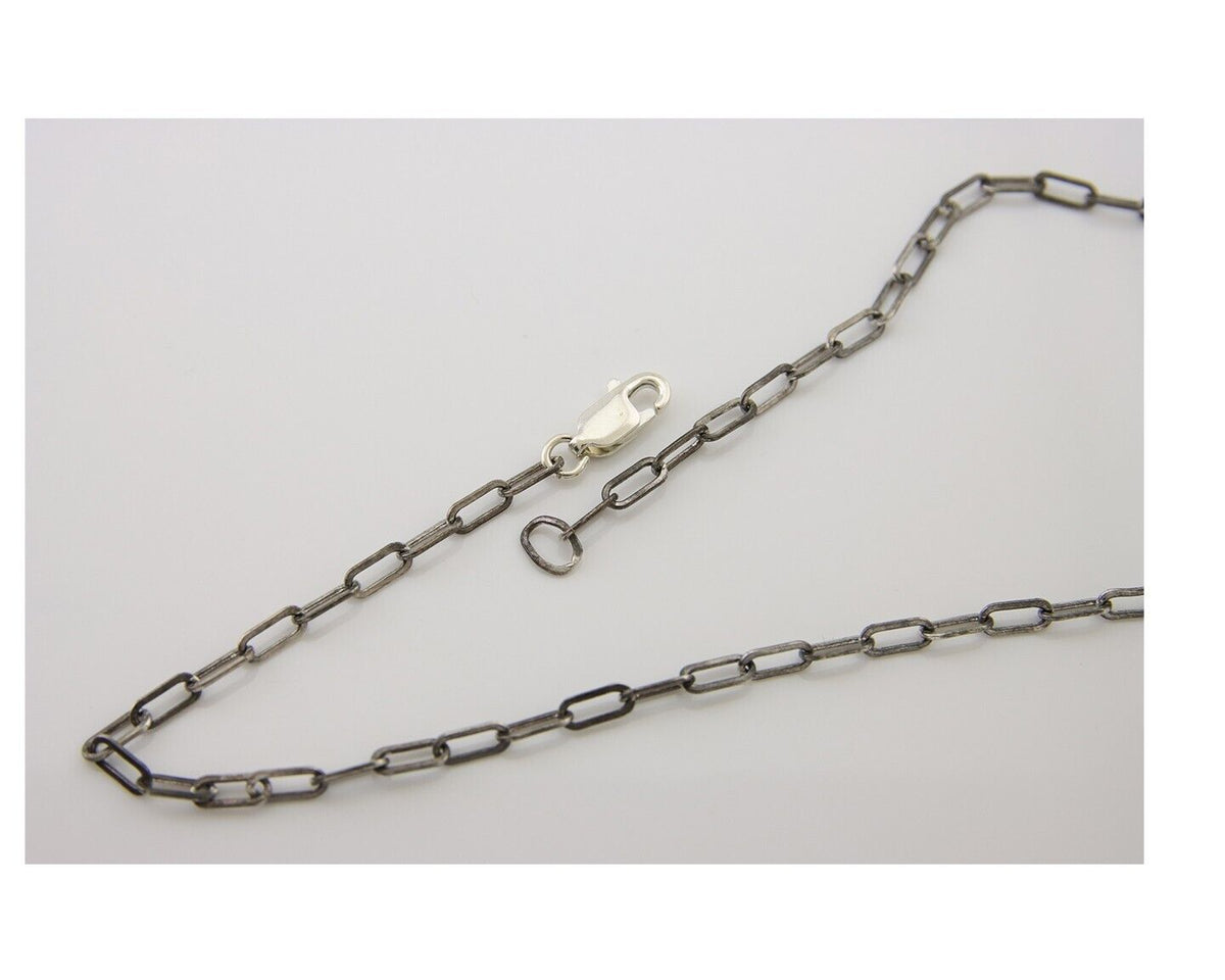 Navajo Turquoise Necklace 925 Silver Artist Signed Margie Chee C.80's