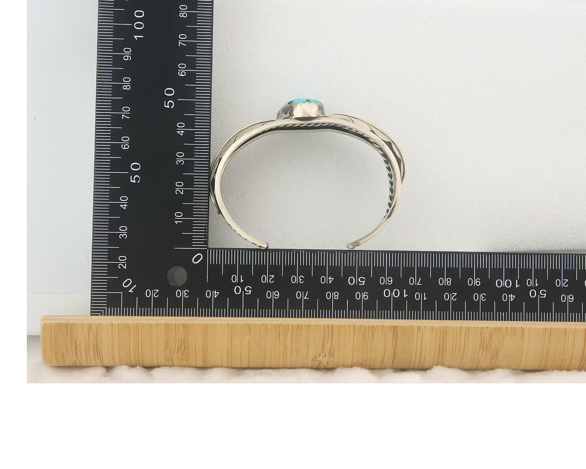 Vintage Navajo Bracelet 925 Silver Turquoise Traditional Handmade Authentic