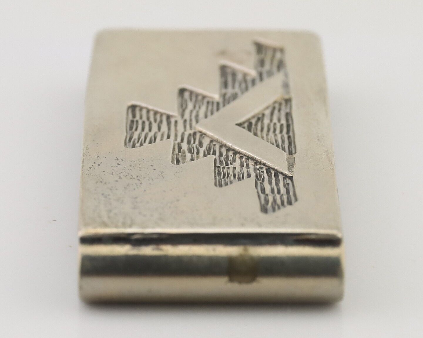 Navajo Money Clip Handmade .925 Silver & .999 Nickle C.80's