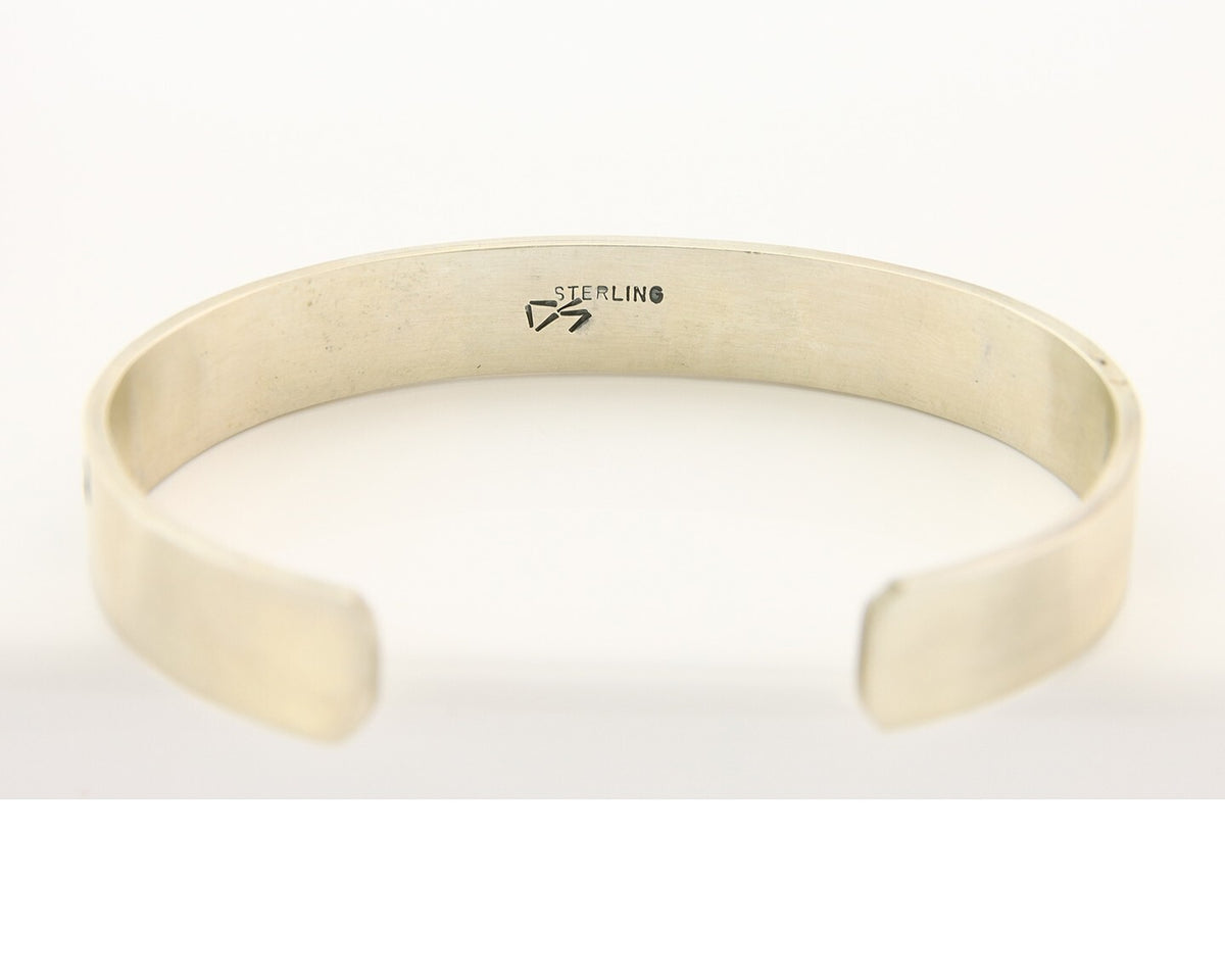 Hopi Bracelet 925 Silver Handmade Signed Darren Seweyestewa C.80's