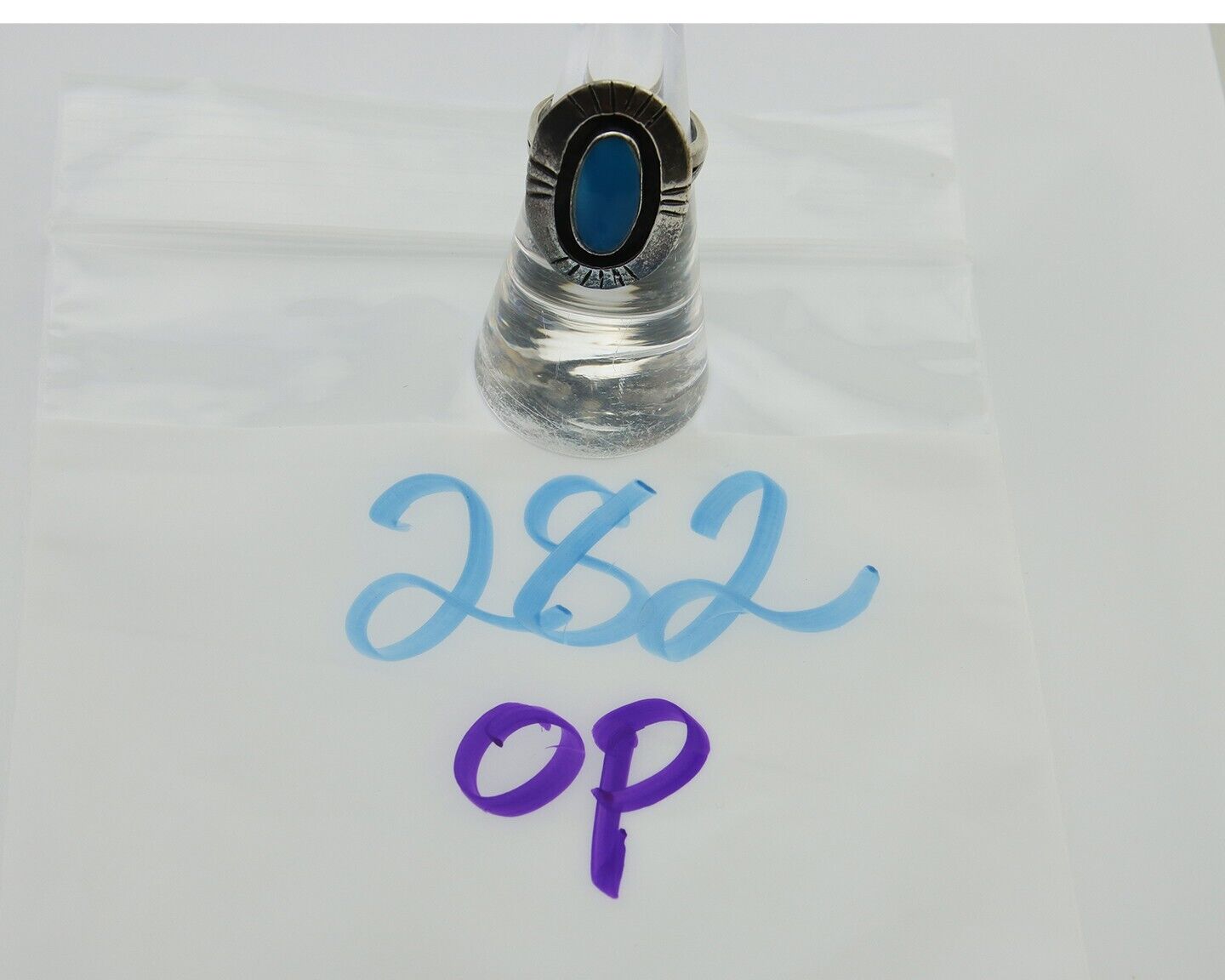 Navajo Handmade Ring 925 Silver Turquoise Native Artist C.80's