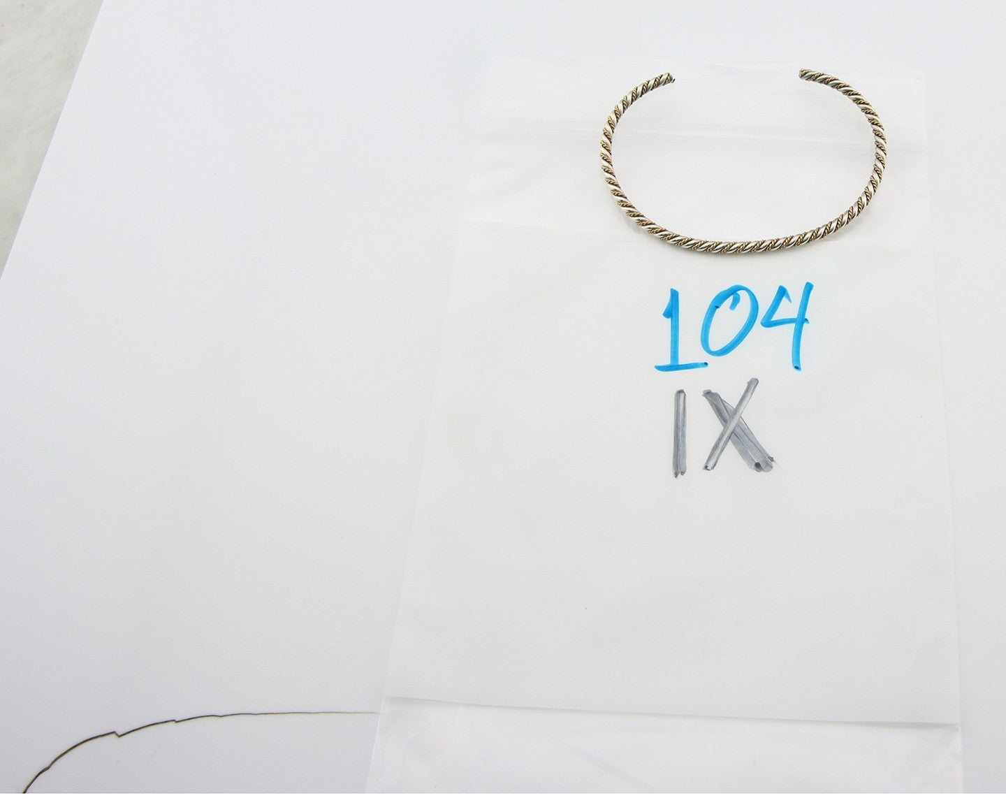 Navajo Twist Cuff Bracelet Sterling Silver Gold Authentic Vintage Native Artist