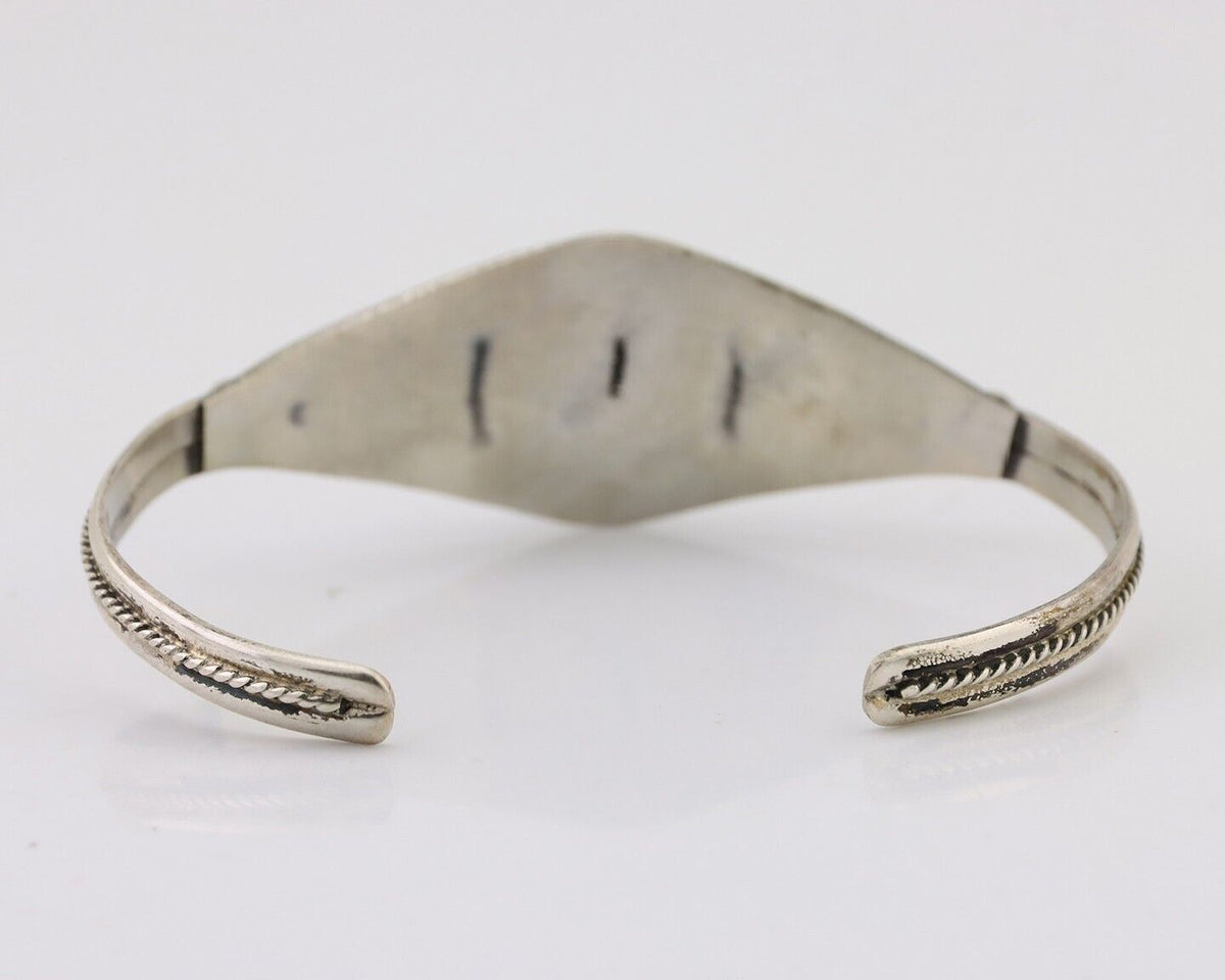 Navajo Handmade Bracelet 925 Silver Arizona Turquoise Native American C.80's