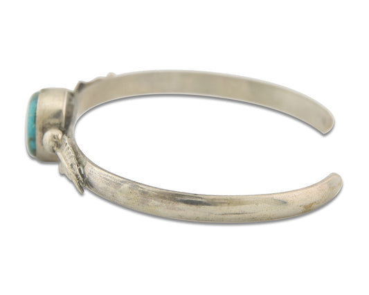 Vintage Navajo Bracelet 925 Silver Turquoise Traditional Handmade Authentic