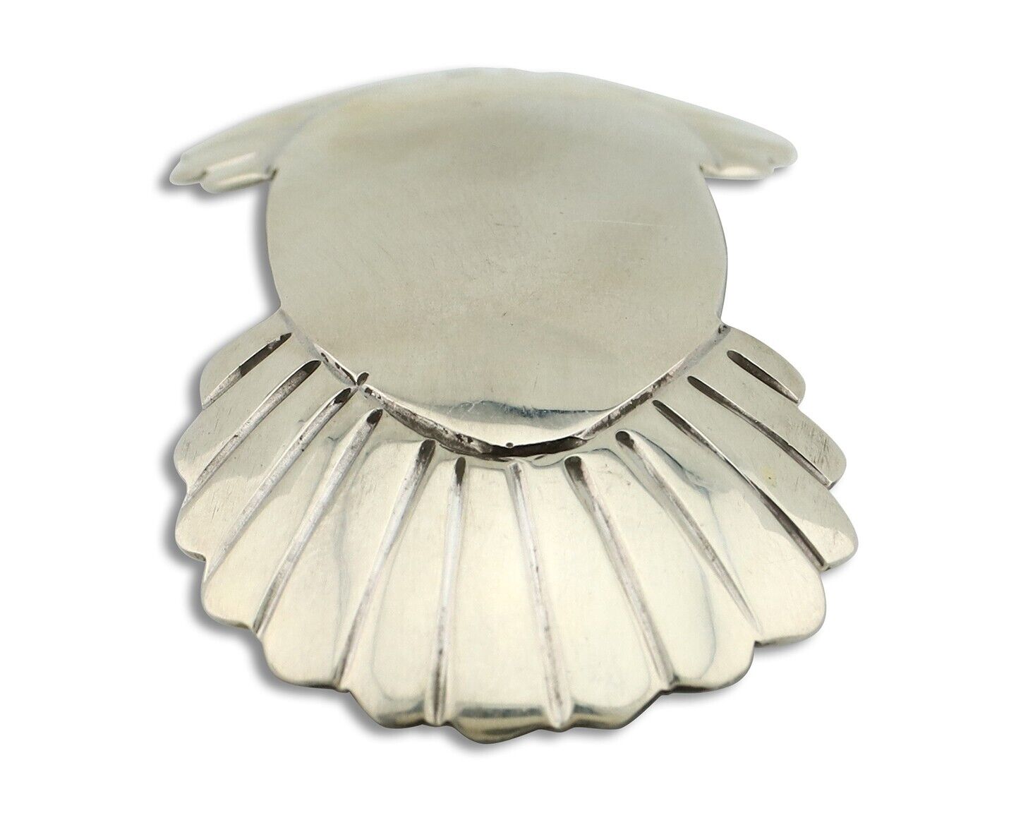Women's Navajo Hair Clip Hand Stamped 925 Silver Artist Signed C Montoya C.80's