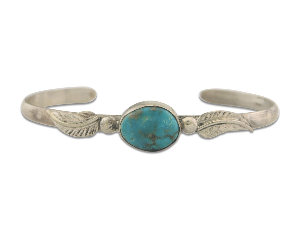 Vintage Navajo Bracelet 925 Silver Turquoise Traditional Handmade Authentic