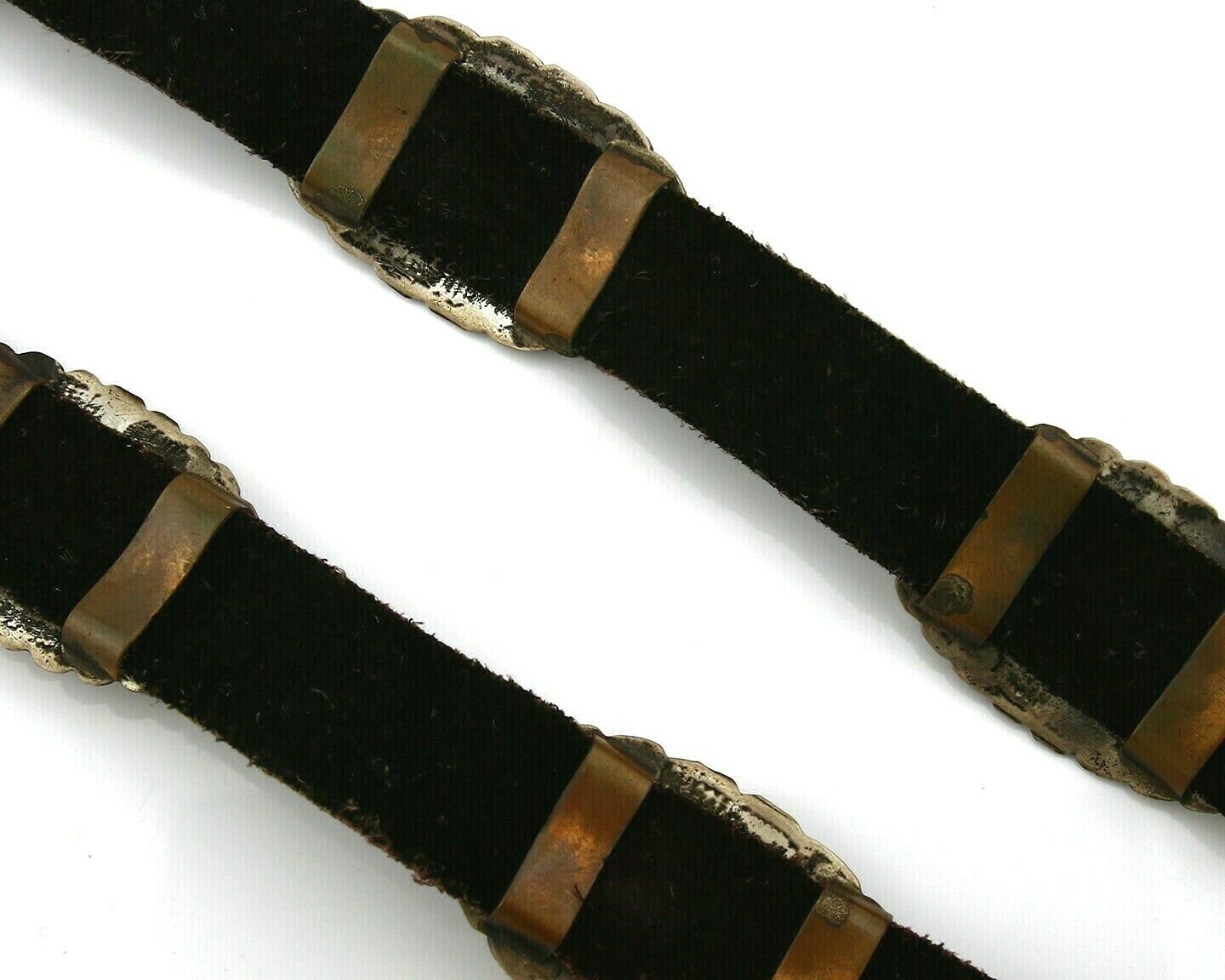 Navajo Concho Belt .925 Silver Handmade Signed Tom Willeto C.1980's