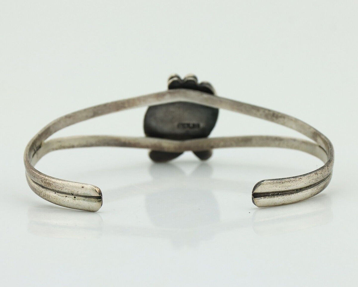 Navajo Slave Bracelet 925 Silver Natural SB Turquoise Native American C.80's