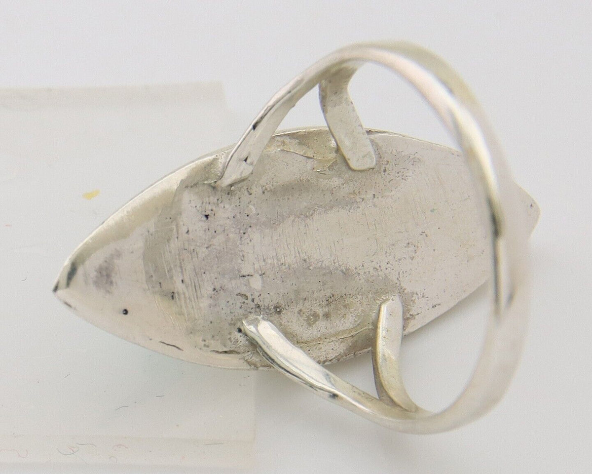 Navajo Ring 925 Silver Turquoise Shell Onyx Spiney Oyster Native Artist C.80's