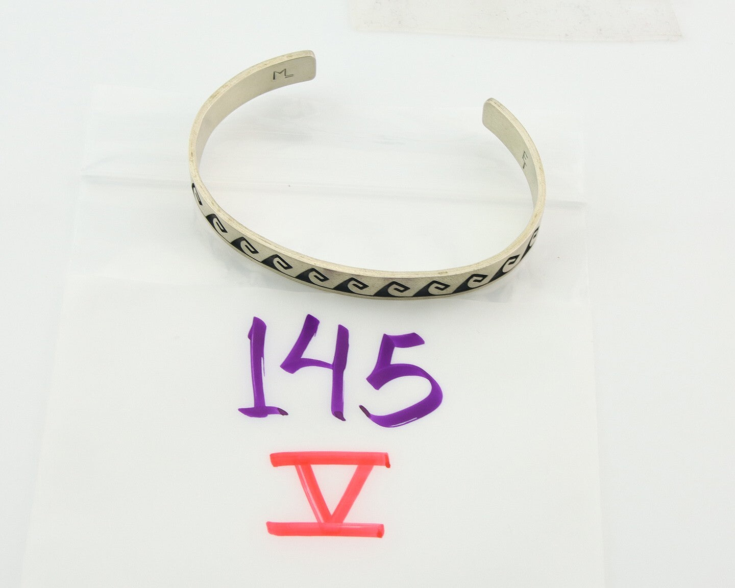 Vintage Hopi Bracelet 925 Silver Signed Effie Tawahongva & ML Authentic