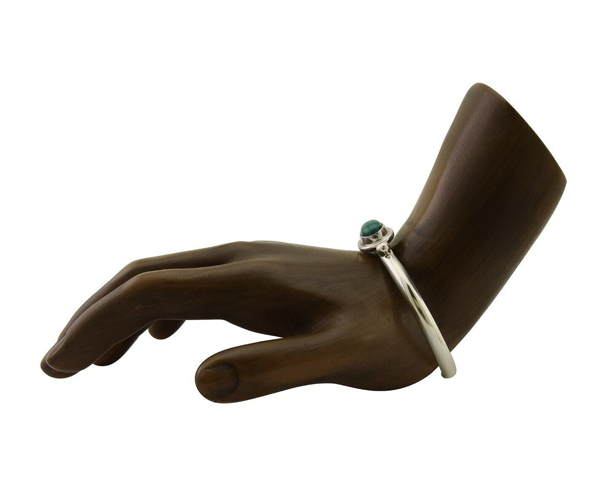 Navajo Kingman Turquoise Bracelet 925 Silver Artist Native American C.80's