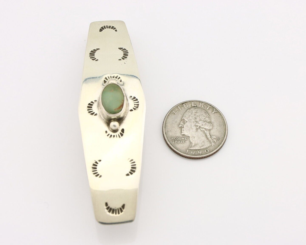 Women's Navajo Hair Clip Barrette Manassas 925 Silver Native American C.80's