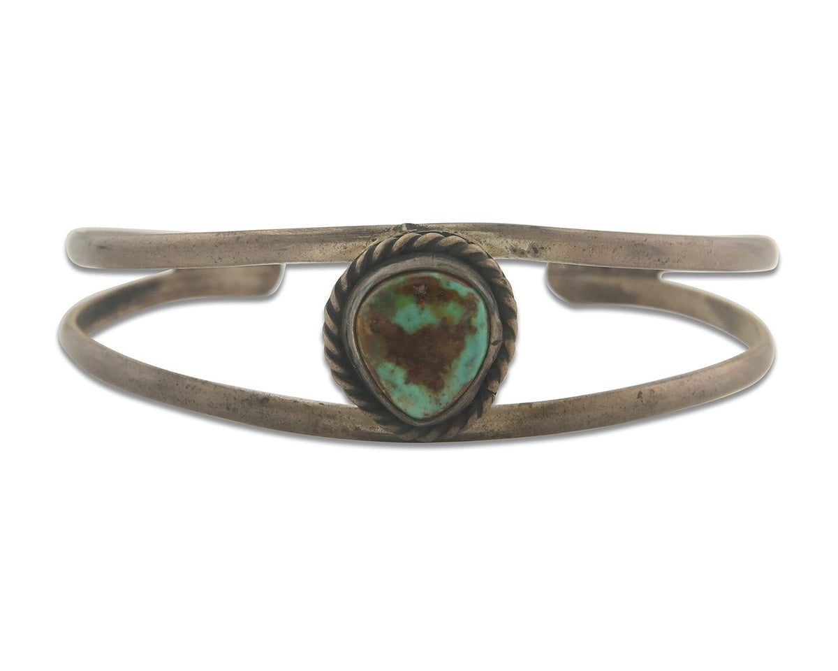 Vintage Navajo Bracelet 925 Silver Turquoise Traditional Handmade Authentic