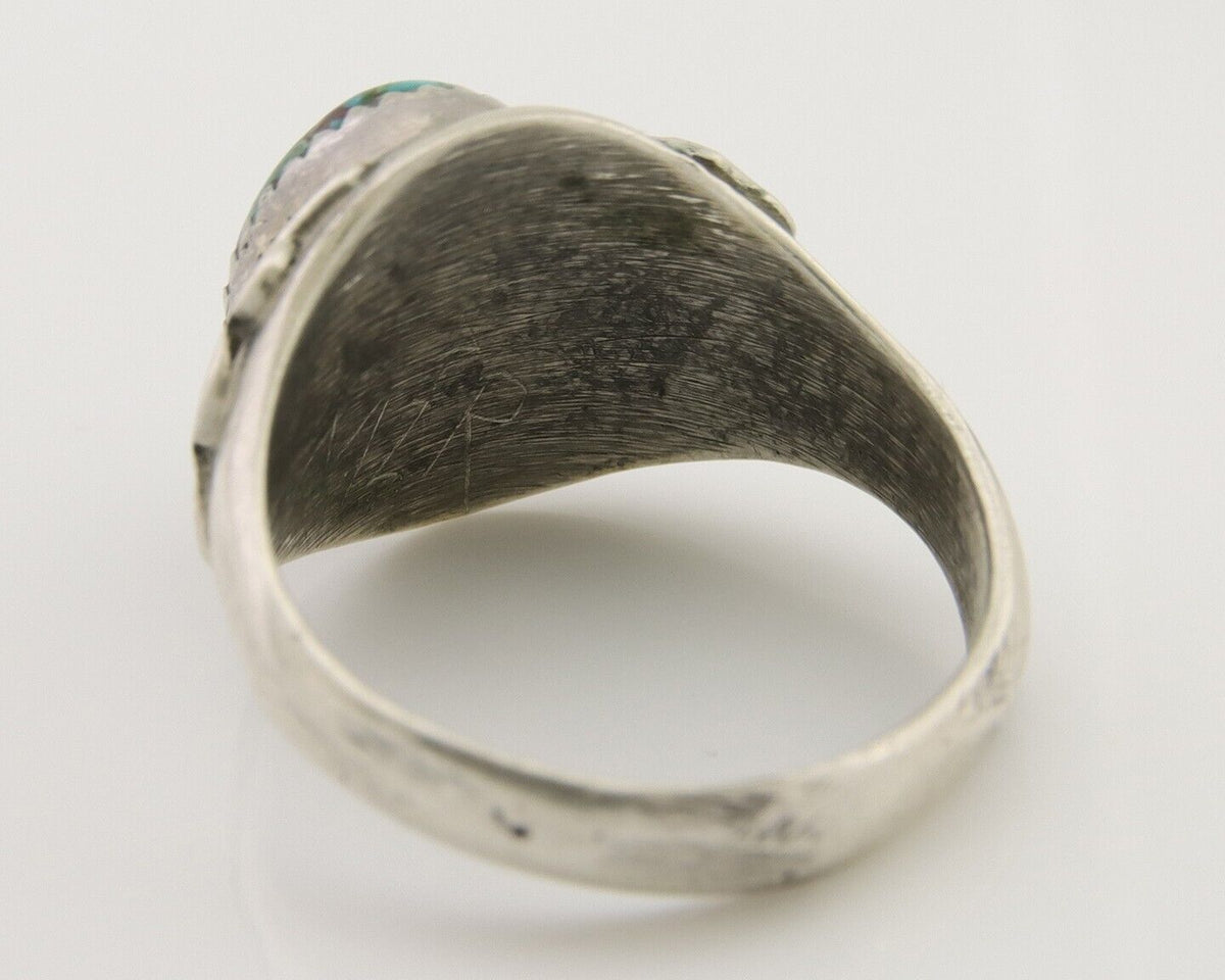 Navajo Ring 925 Silver Turquoise Turpen's Pawn Vault Artist Native C.80's