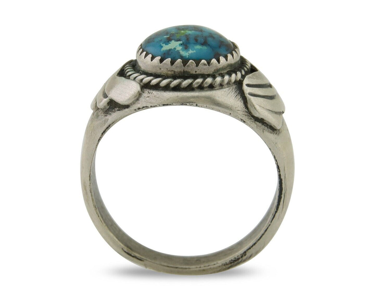 Navajo Ring 925 Silver Turquoise Turpen's Pawn Vault Artist Native C.80's