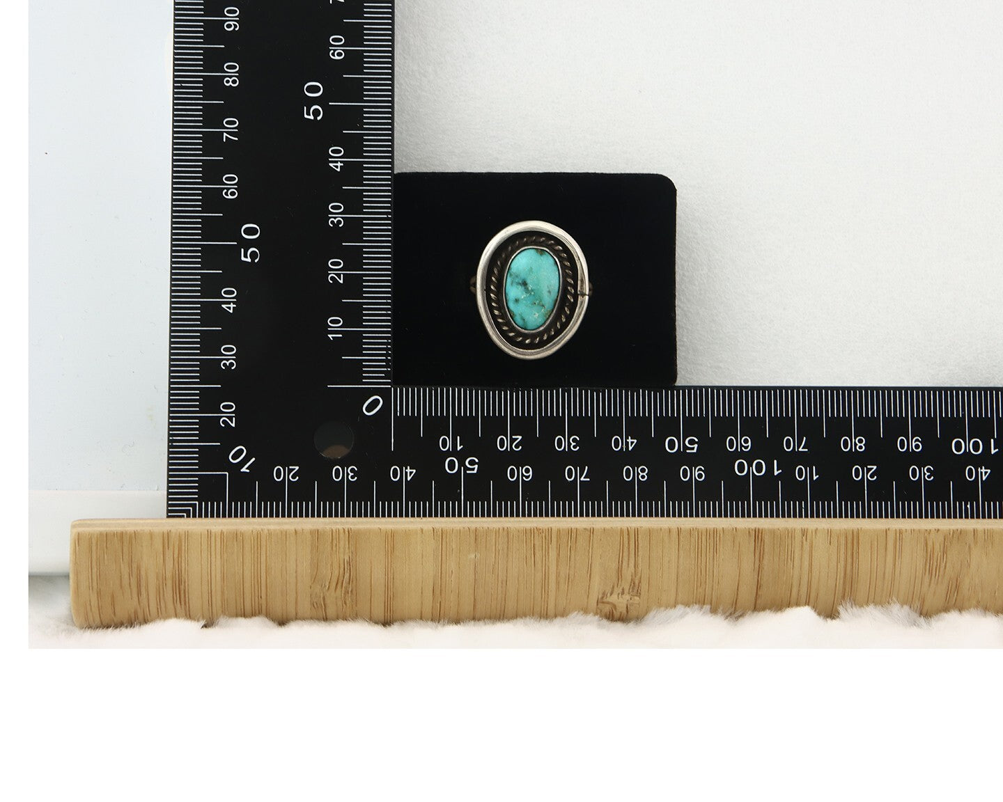 Vintage Navajo Ring 925 Sterling Silver Turquoise Handmade Size 9.25