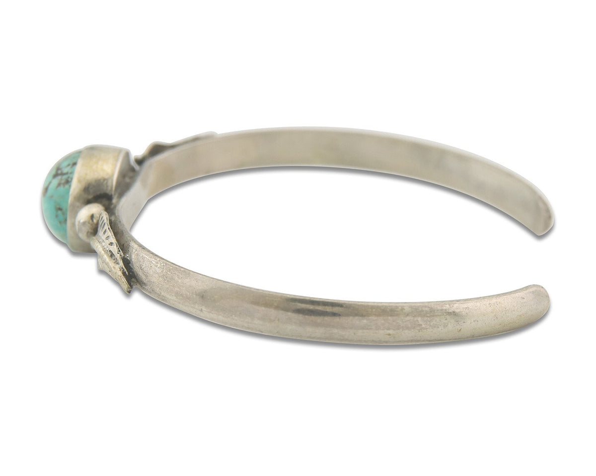 Vintage Navajo Bracelet 925 Silver Turquoise Traditional Handmade Authentic
