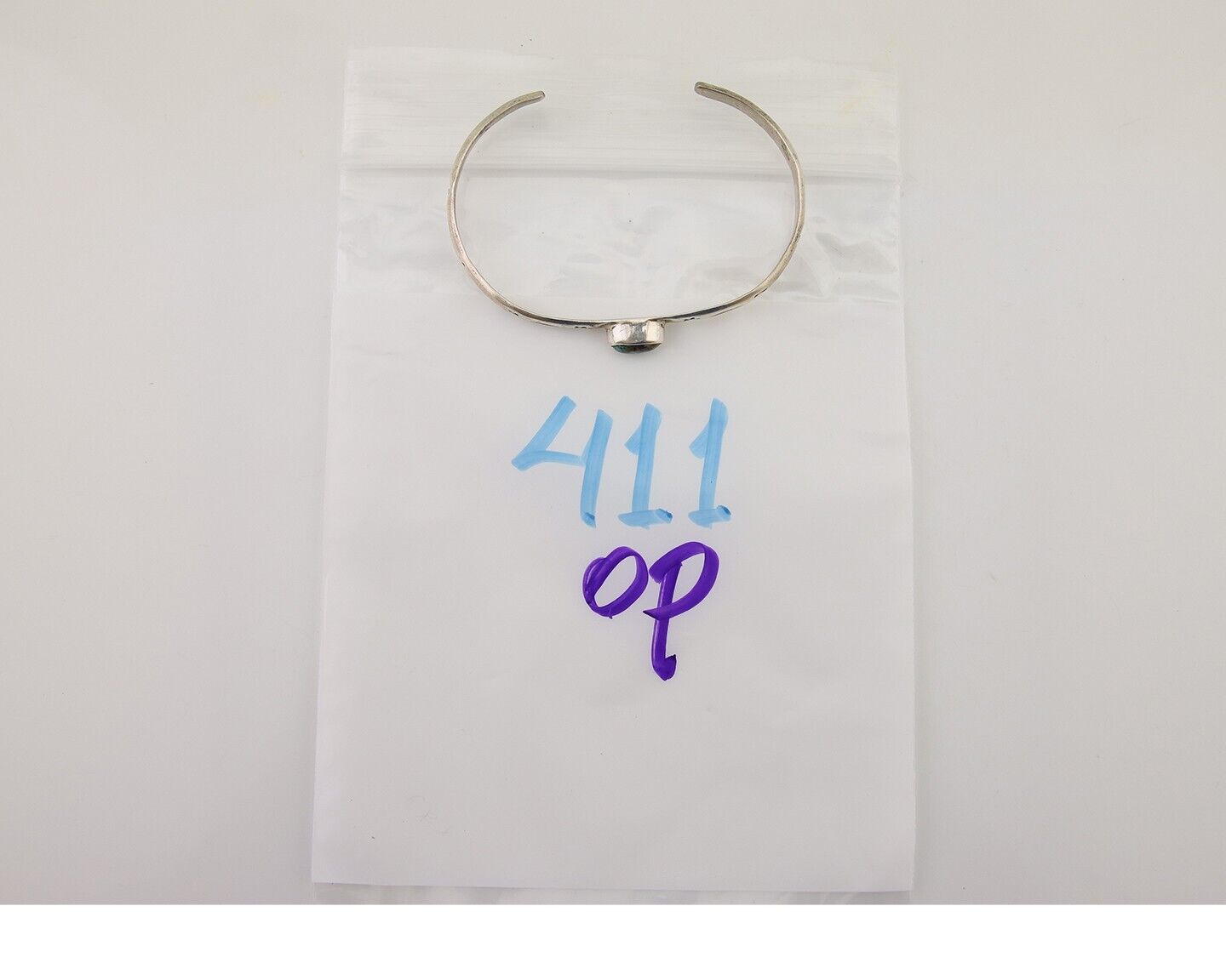 Navajo Hand Stamped Cuff Bracelet Turquoise 925 Silver Native American Artist