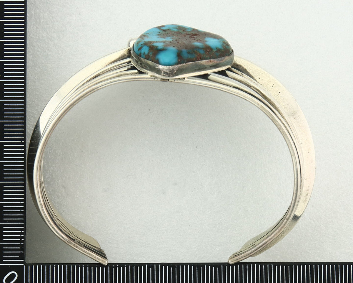 Vintage Navajo Bracelet 925 Silver Blue Turquoise Handmade