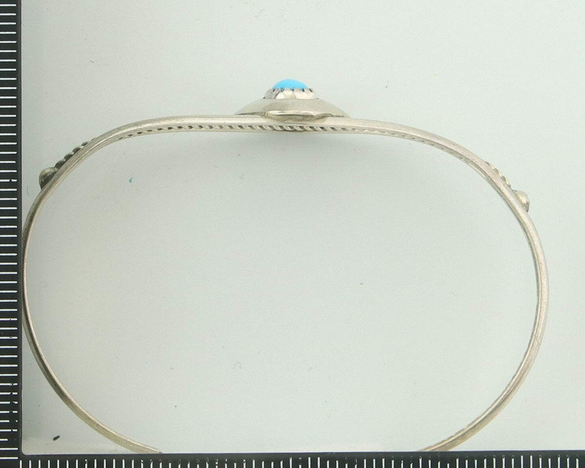 Navajo Bracelet 925 Silver Handmade Animal Claw Cuff Native American Artist C80s