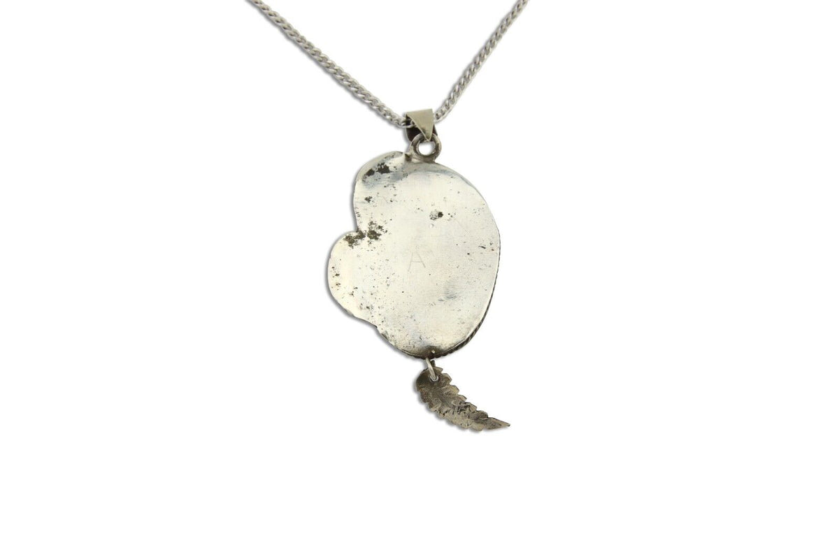 Navajo Necklace 925 Silver Natural Turquoise Native American Artist C.80's