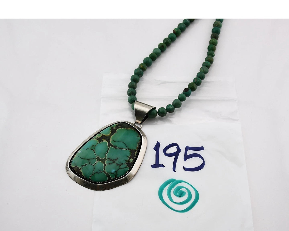 Navajo Squash Necklace Sterling Silver Heavy Hand Stamped Signed James Linkin