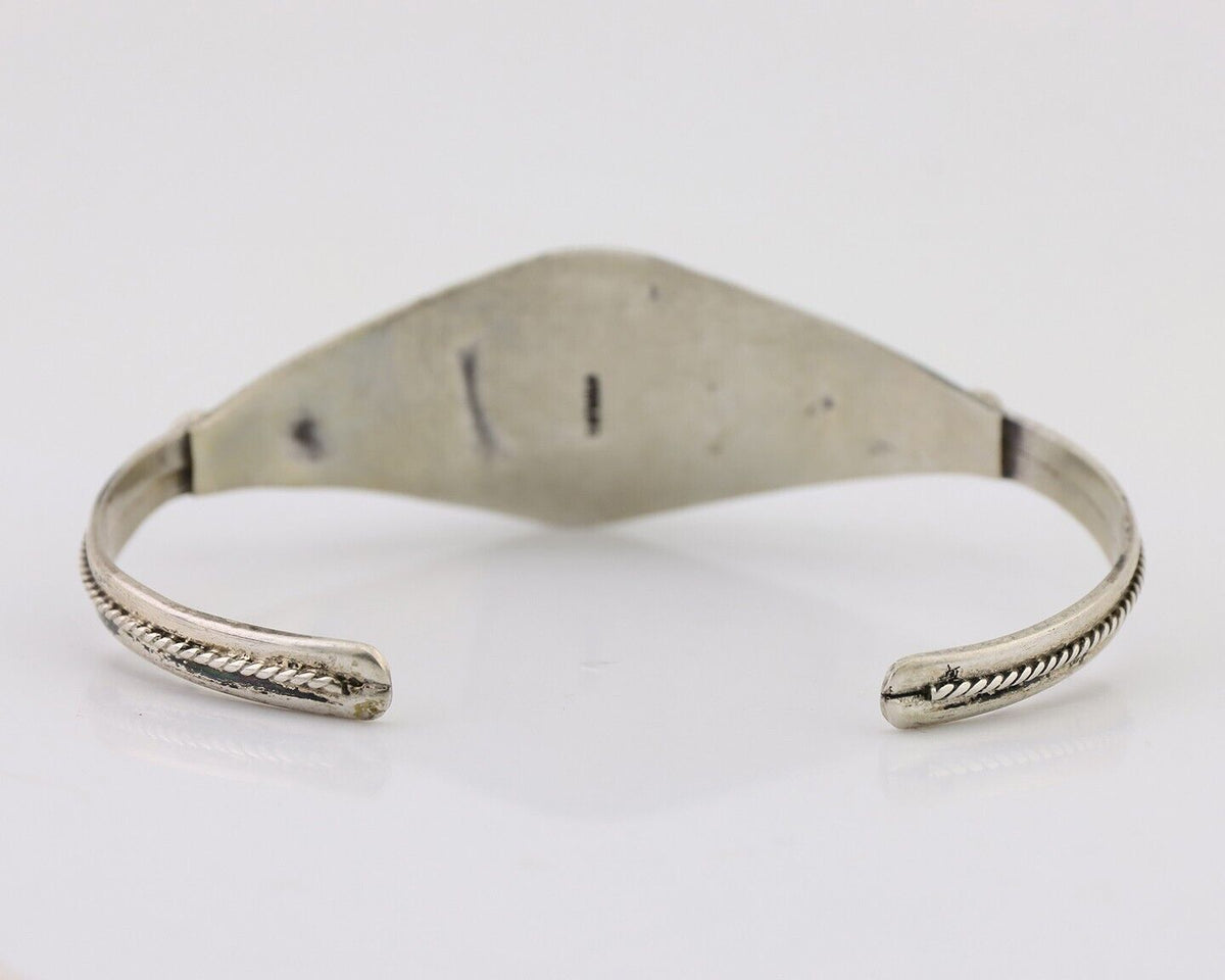 Navajo Handmade Bracelet 925 Silver Arizona Turquoise Native American C.80's