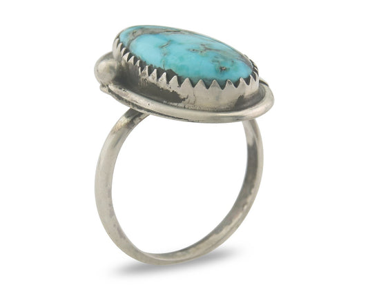 Vintage Navajo Ring 925 Sterling Authentic Raymond Yazzie Size 5.25