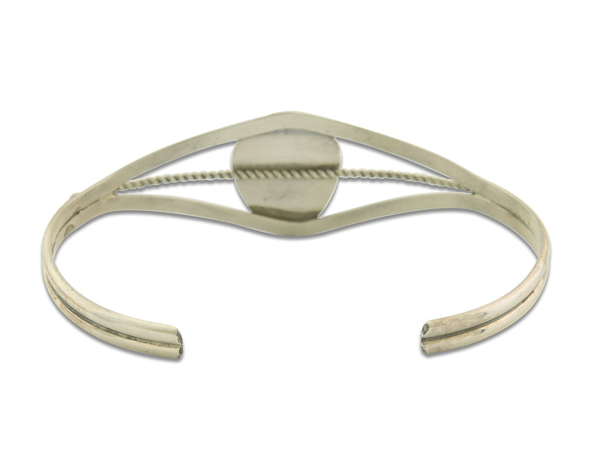 Navajo Bracelet 925 Silver Handmade Animal Claw Cuff Native American Artist C80s