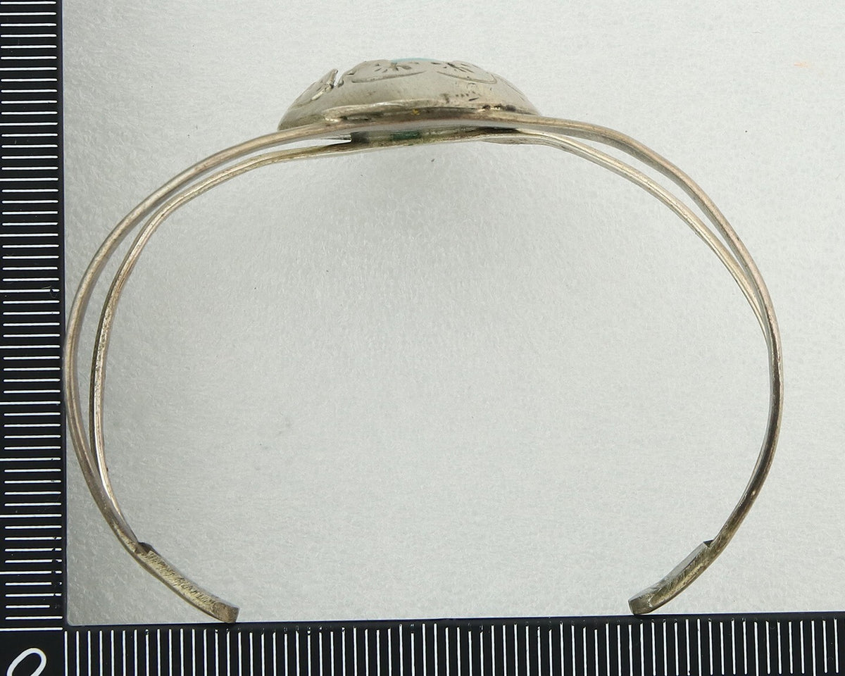 Vintage Navajo Bracelet 925 Silver Turquoise Handmade Authentic Native American
