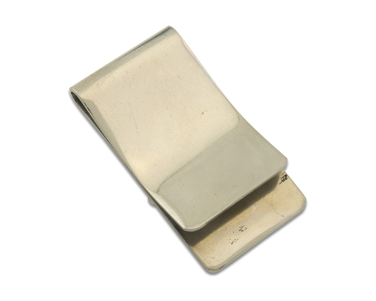 Navajo Money Clip 925 Silver & 999 Nickle Natural Gemstone Native Artist C.80's