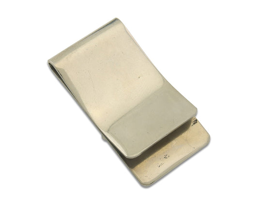 Navajo Money Clip 925 Silver & 999 Nickle Natural Gemstone Native Artist C.80's