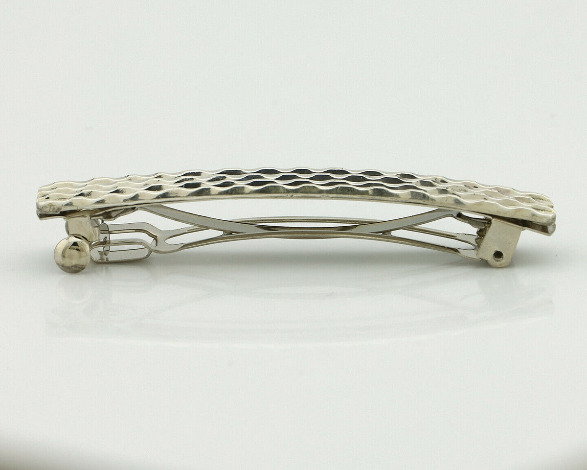 Women's Navajo Hair Clip .925 Silver Handmade Native Artist C.80's