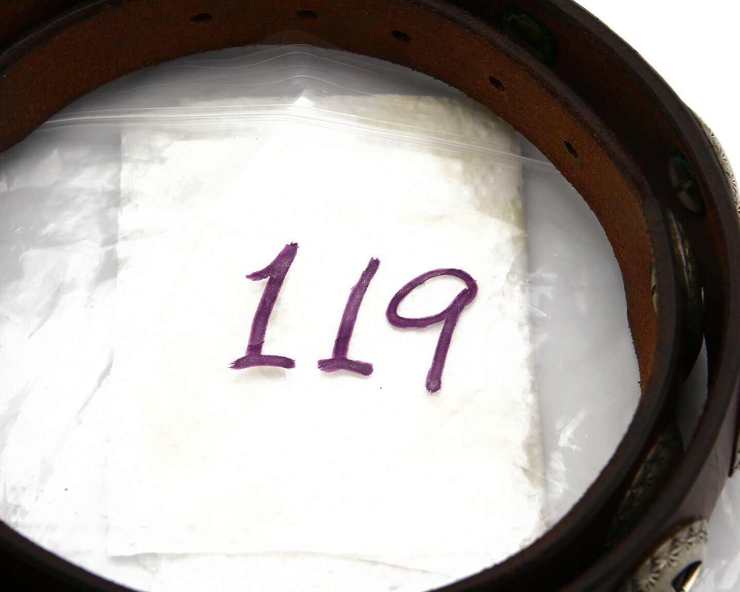 Navajo Concho Belt .925 Silver Signed Sacajawea C.80's