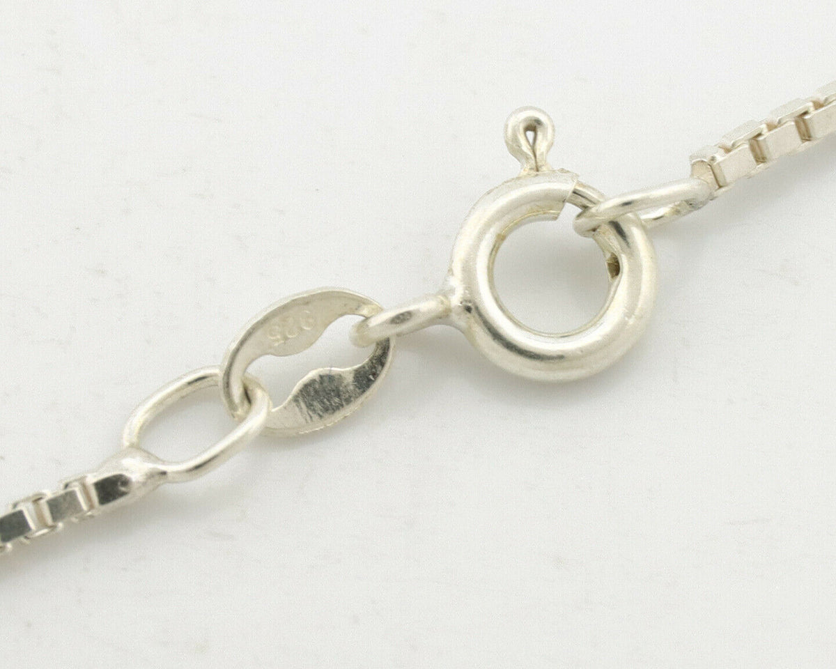 Navajo Handmade Pendant Necklace .925 Silver Artist Signed Sunrise C.80's