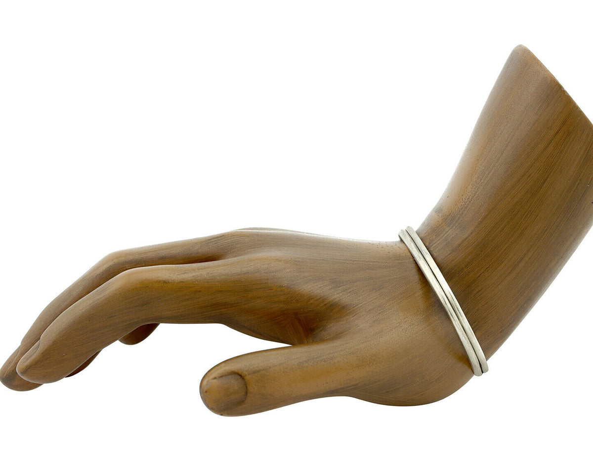 Navajo Toddler Child's Bracelet .925 SOLID Silver Native American Artist C.90's