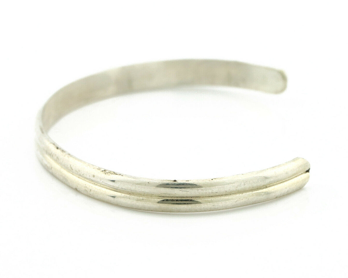 Navajo Toddler Child's Bracelet .925 Solid Silver Native American Artist C.80's