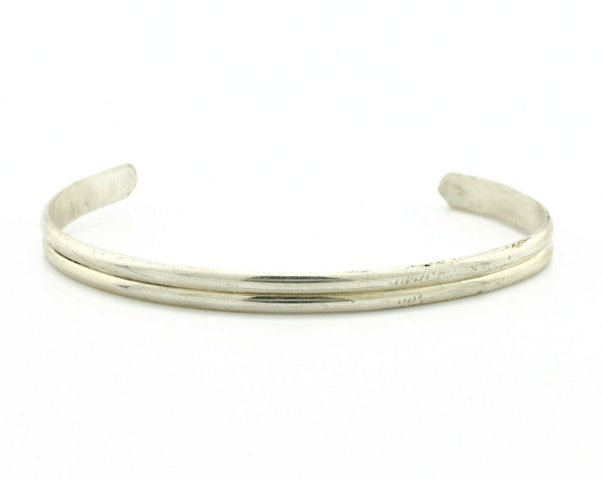 Navajo Toddler Child's Bracelet .925 Solid Silver Native American Artist C.80's